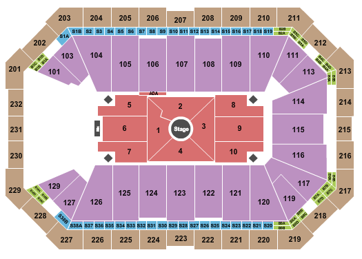 Dickies Arena Nate Bargatze Seating Chart